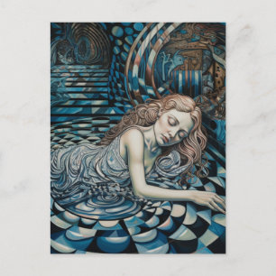 Postal Dormir en el Museo de Arte