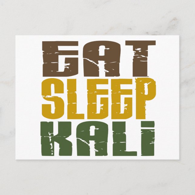Postal Dormir Kali 1 (Anverso)