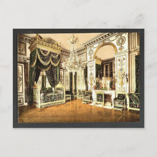 Postal Dormitorio de Napoleón I, Palacio Fontainebleau, F