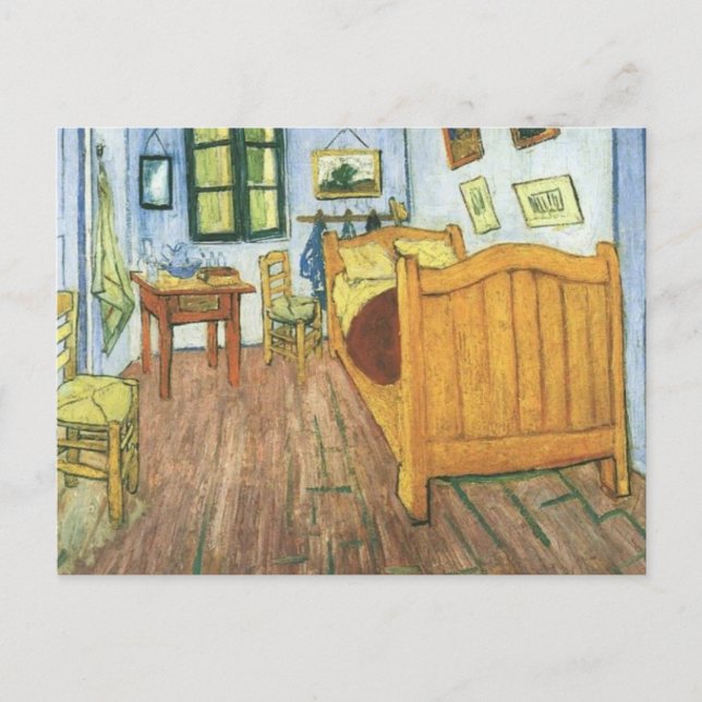 Postal Dormitorio de Van Gogh en Arles (Anverso)