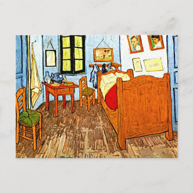 Postal Dormitorio de Vincent (Anverso)