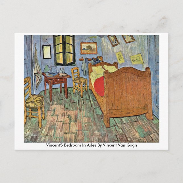 Postal Dormitorio De Vincent Van Gogh En Arles (Anverso)