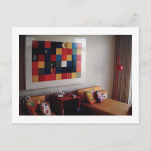 Postal Dormitorio Del Hotel Mod 1968