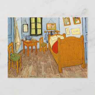 Postal Dormitorio en Arles por Vincent van Gogh