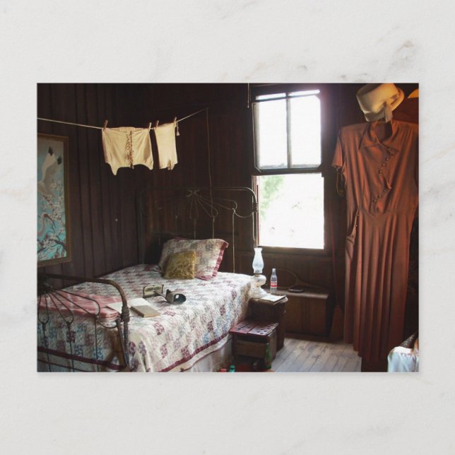 Postal Dormitorio vintage (Anverso)