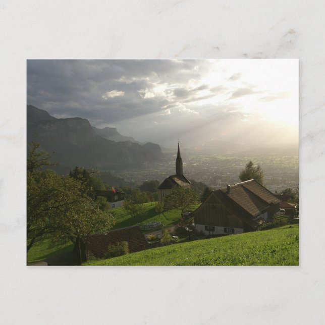 Postal Dornbirn Oberfallenberg Austria (Anverso)