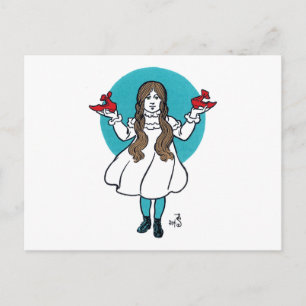 Postal Dorothy: El Maravilloso Mago de Oz