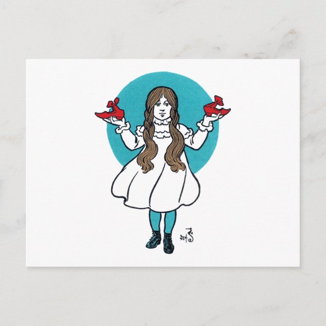 Postal Dorothy: El Maravilloso Mago de Oz (Anverso)