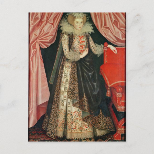 Postal Dorothy St. John, Lady Cary, c.1614 (Anverso)