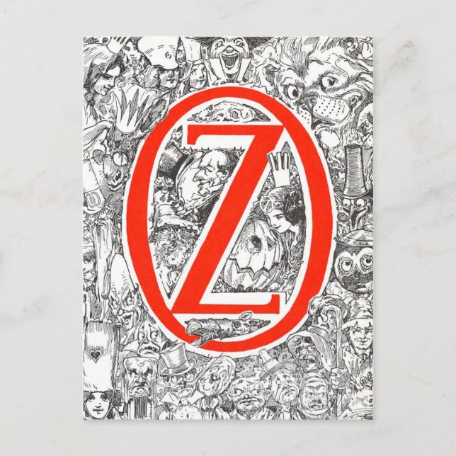 Postal Dorothy y el asistente en Australia (Anverso)