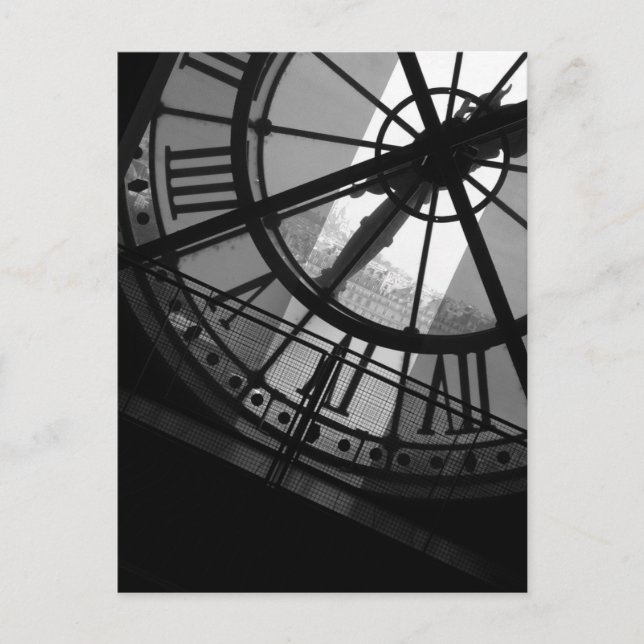 Postal d'Orsay del reloj de Musee (Anverso)
