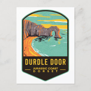 Postal Dorset de la Costa Jurásica de Durdle Door