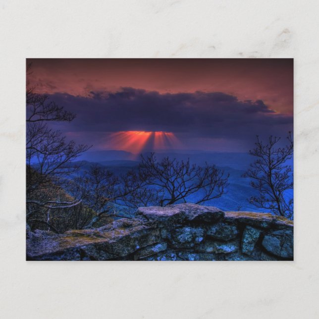 Postal dorso azul (Anverso)