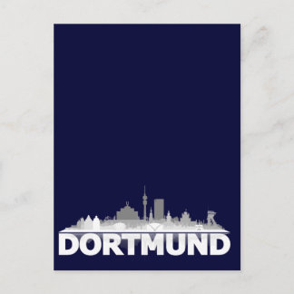Postal Dortmund City Skyline Postkarte