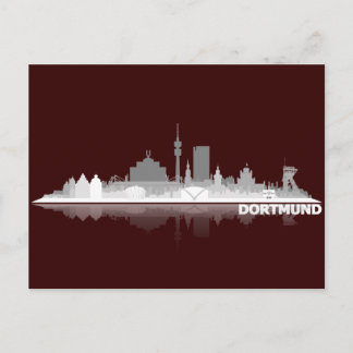 Postal Dortmund City Skyline Postkarte