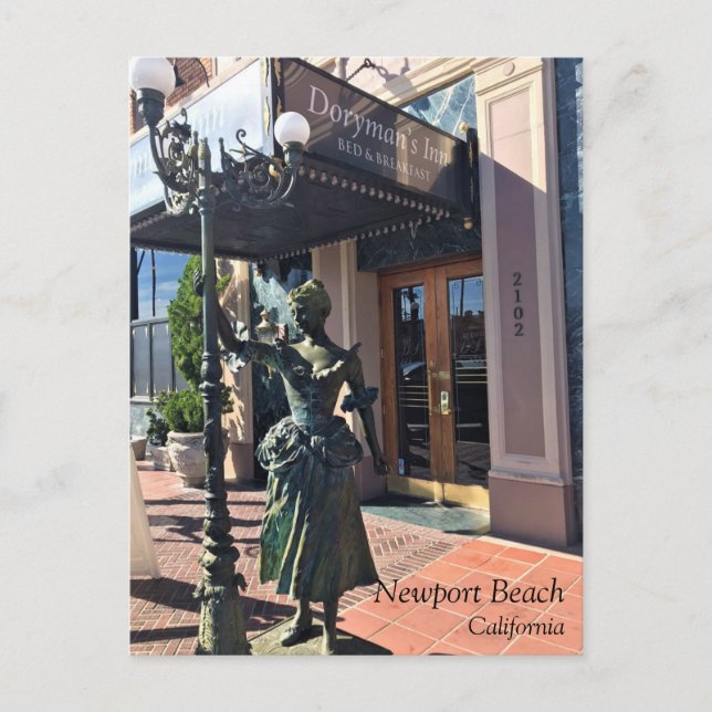 Postal Doryman's Inn, Newport Beach, California (Anverso)