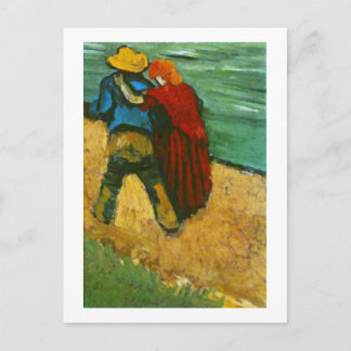Postal Dos amantes (Fragmento), Bella Artes Van Gogh