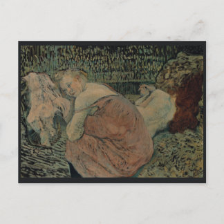 Postal Dos amigos Henri Toulouse-Lautrec