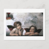 Dos ángeles, Bella Artes Raphael Vintage