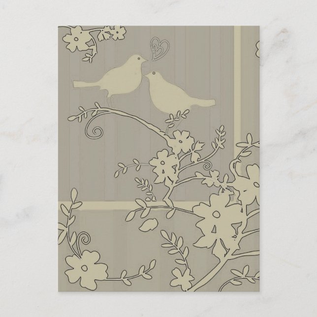 Postal Dos Aves Amores ~ Postcard (Anverso)