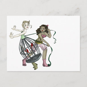 Postal Dos Aves Bonitos