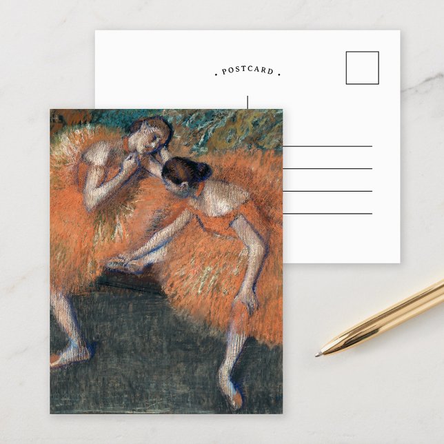 Postal Dos bailarinas | Edgar Degas (Subido por el creador)