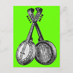 Postal Dos banjos