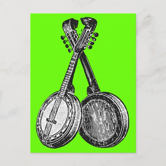 Postal Dos banjos (Anverso)