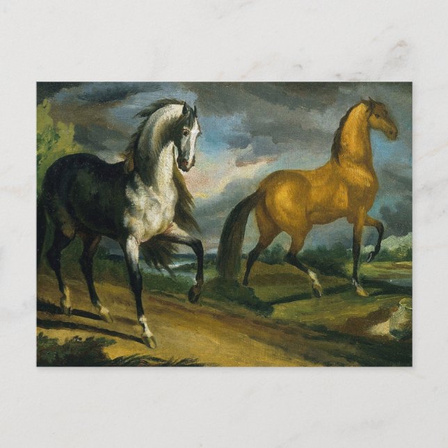 Postal Dos caballos 1808 (Anverso)