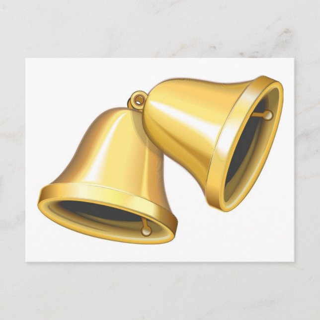 Postal Dos campanas de oro (Anverso)