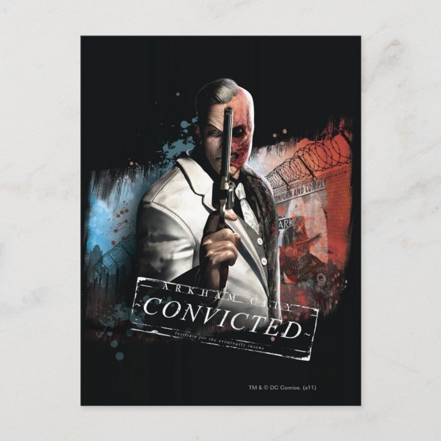 Postal Dos caras - convicto (Anverso)