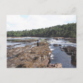 Postal Dos Chicas indígenas en el paisaje