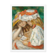 Dos Chicas leyendo por Renoir