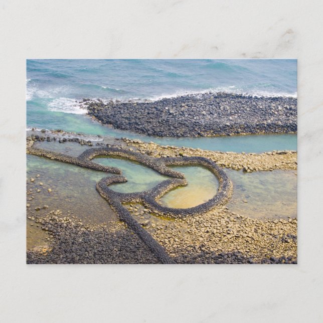 Postal Dos corazones (Anverso)