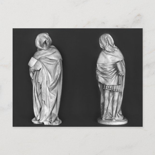 Postal Dos dolientes (Anverso)