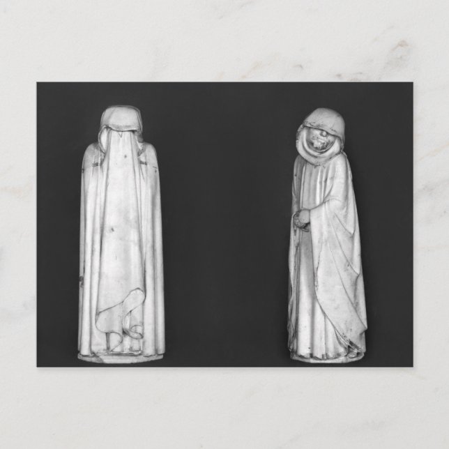 Postal Dos dolientes (Anverso)