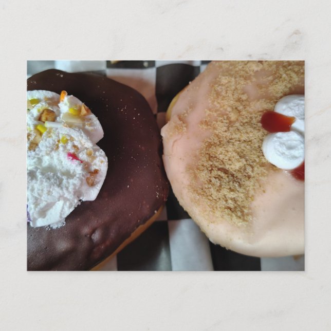 Postal Dos Donuts Deliciosos (Anverso)