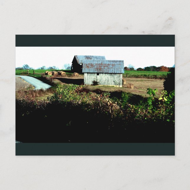 Postal Dos establos (Anverso)