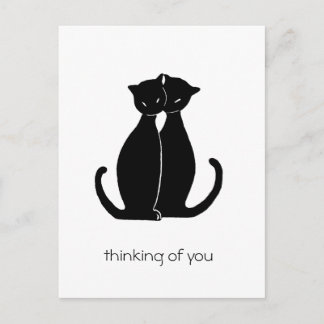 Postal dos gatos negros