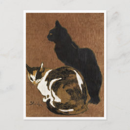 Postal Dos Gatos Steinlen