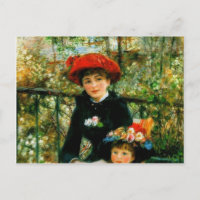 Dos hermanas (en la terraza) de Pierre Renoir