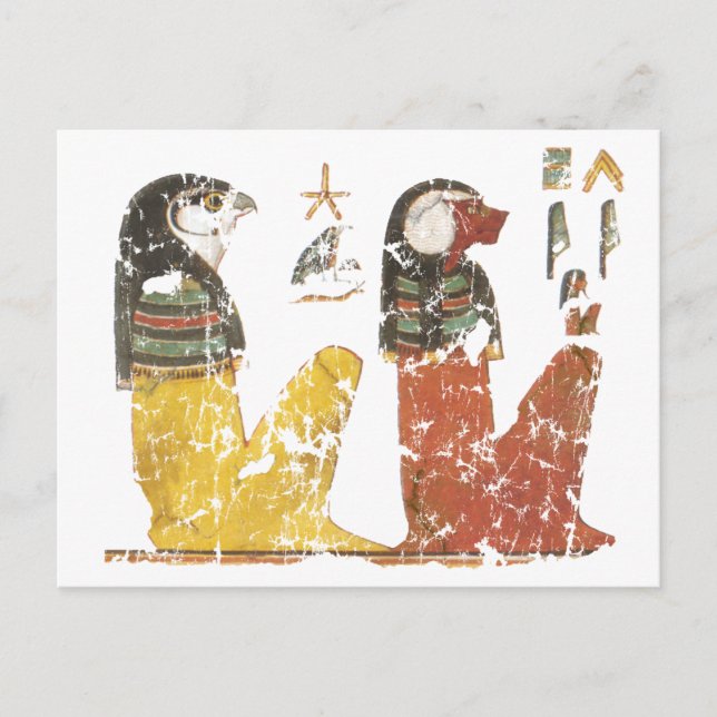 Postal Dos hijos de Horus (Anverso)