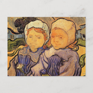 Postal Dos hijos, Van Gogh, el arte del impresionismo vin