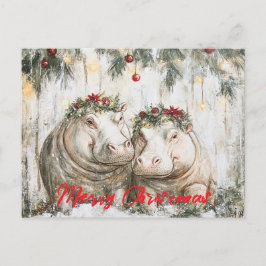Postal Dos Hippos Alegres