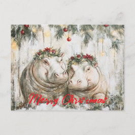 Postal Dos Hippos Alegres