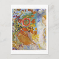 Dos jóvenes Chicas entre flores, Redon