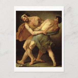 Postal Dos luchadores