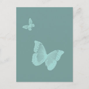Postal Dos mariposas