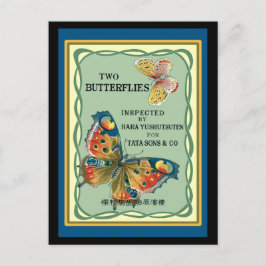 Postal Dos mariposas