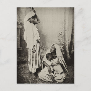 Postal Dos mujeres en Tánger, Marruecos, 1898